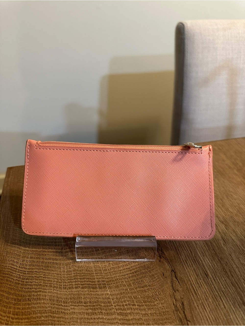 Pink Zip Clutch Wallet - Women